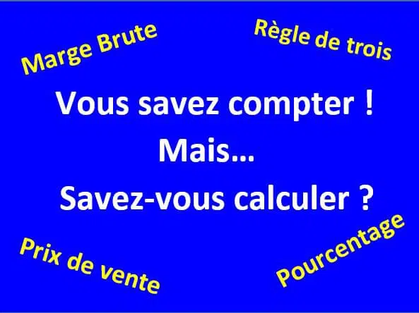 Calculs de gestion - gérer ma petite entreprise